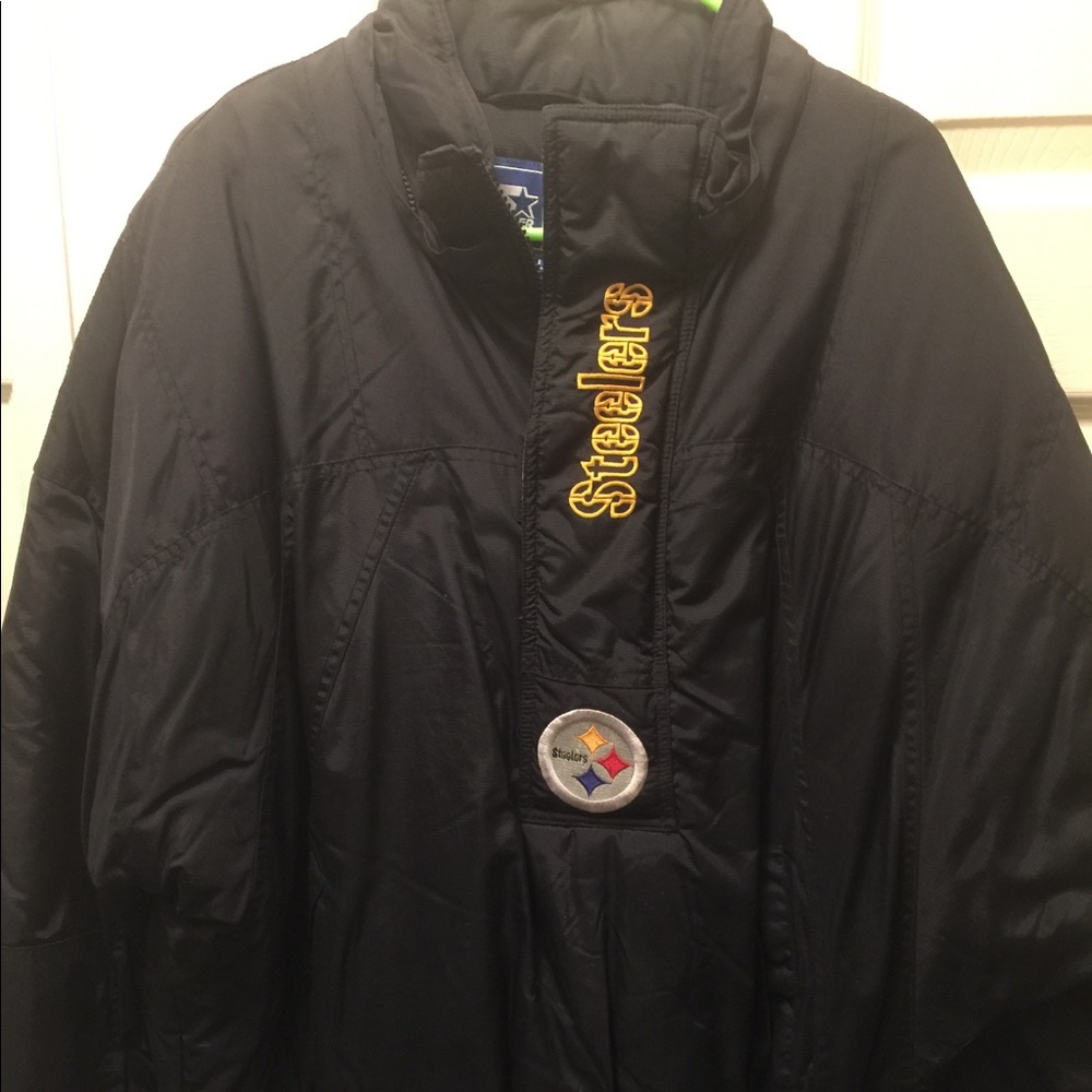 Vintage 90’s starter half zip pullover, Steelers.